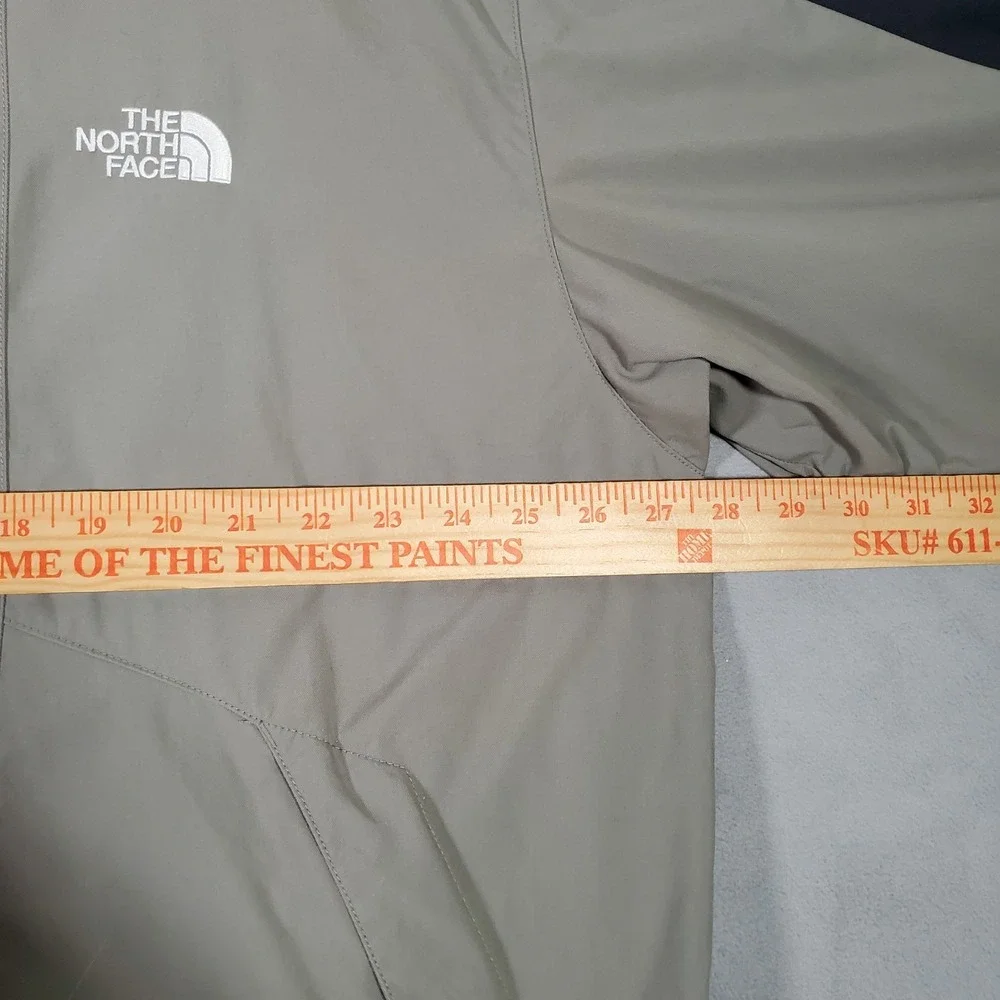 VTG The North Face HyVent Jacket Mens‎ XL Gray Black Colorblock Waterproof  Y2K